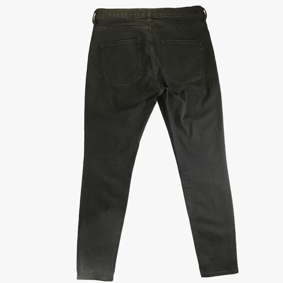 Everlane Black Denim Jeans Womens Size 29 Regular 9.75” Mid Rise Skinny - Picture 3 of 12